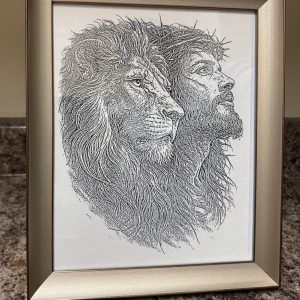 Laser Engraved Canvas Portrait from Your Photo
