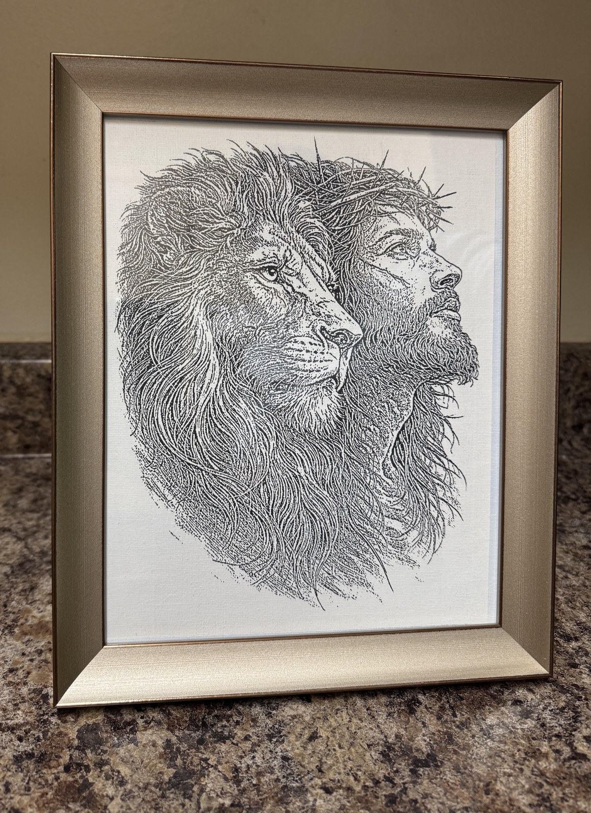Laser Engraved Canvas Portrait from Your Photo